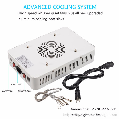 LED Grow light 300W full spectrum UV IR lighting for indoor plant hydroponics veg flowering